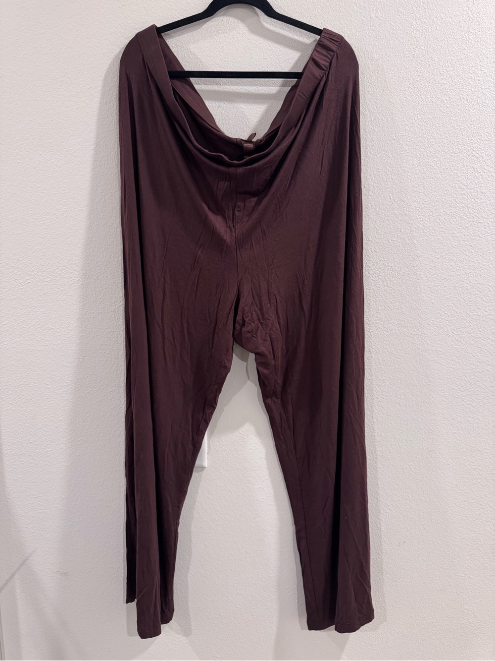NWT SKIMS Wide Leg Jumpsuit in Deep Brown